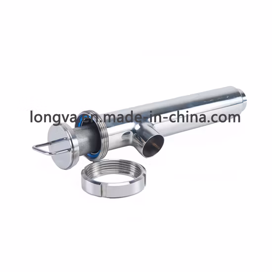Sanitary 304 Stainless Steel Welded Angle Filter for Milk Strainer