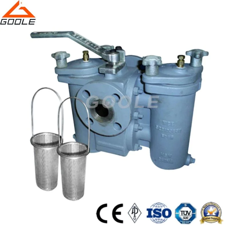 Duplex Oil Strainer/Duplex Oil Filter/with Three Way Ball Valve/ Plug Valve/Butterfly Valve