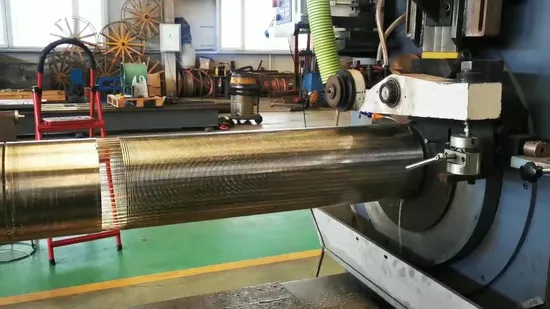 Tamiz de tubo de filtro de pantalla de alambre de cuña Johnson ranurado de acero inoxidable para filtración industrial