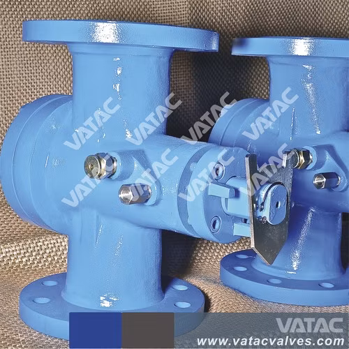 Válvula de enchufe con manga con gato completo de acero al carbono fundido A216 Wcb